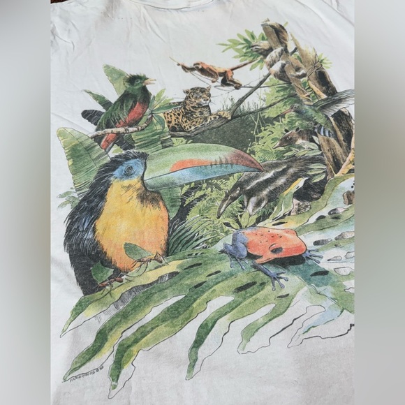 1988 Rainforest Cafe Graphic Tee - Picture 5 of 8